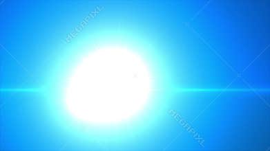 Blue Glowing Christmas Tree