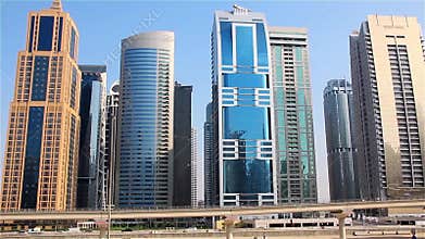 Dubai downtown. United arab emirates