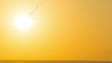 Sunset over the Caribbean
