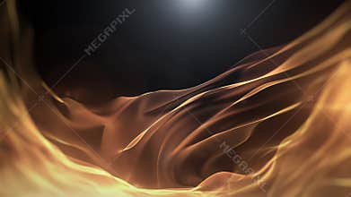 Gold luxury flow animation for text or logo intro