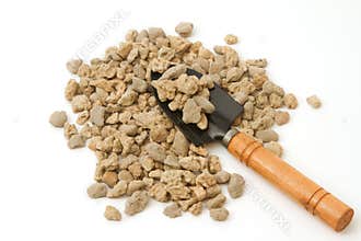 Pumice pebbles ( lightweight volcanic rock )