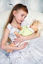 Girl with a doll