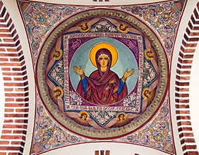 Church painting - Virgin Mary