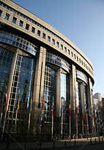 European parliament in Brussels