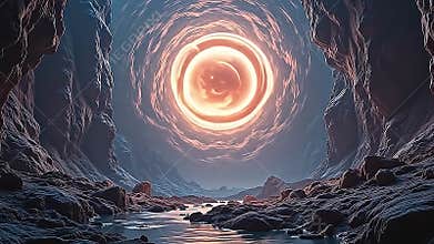burst smooth ripple design swirl rump ampere radiant Generative AI