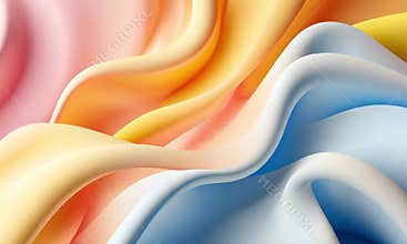 Smooth pastel waves flowing in a soft gradient motion.