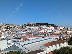 Saint Jorge castle and the city of Lisbon