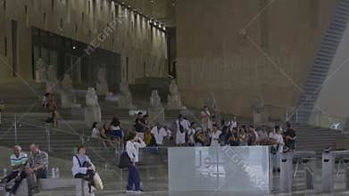 Giza, Egypt- July 26 2025: The Grand Egyptian Museum also known as the Giza Museum,