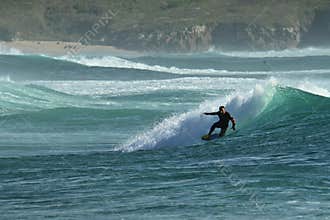 playa de Doniños , Ferrol , Galicia , España ,playa de surf , bodyboard , tabla de surf