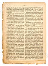 Grunge page of undefined antique book with german text