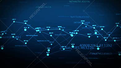 Random chart with numbers