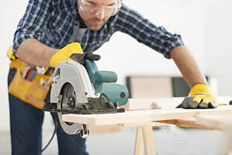 Carpenter at work