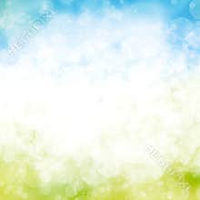 Blue bokeh background