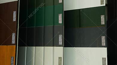 Different colors garage doors that are suitable for both homes and industries