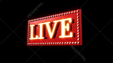 Live Music Sign