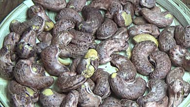 cashew nut scene, cashew shelling