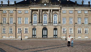 Queen palace Denmark copenhagen Amalienborg castle