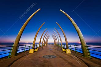 Umhlanga pier sunrise, South Africa