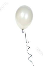Silver balloon