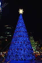 Blue Christmas Tree