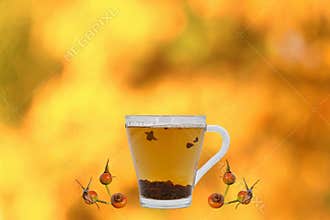 cup, glass, tea, drink, health, natural, infusion, background, i