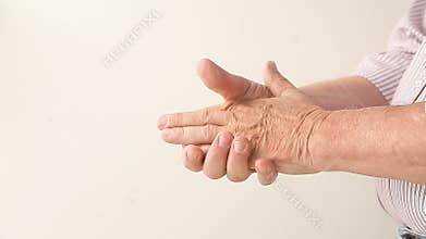Man with arthritis symptoms