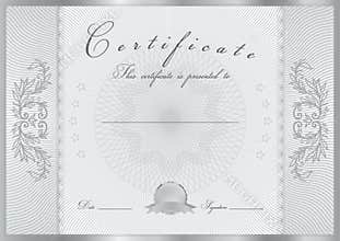 Certificate / Diploma award template. Pattern