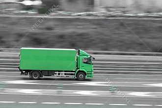 car, truck, vehicle, road, highway, panning, technology, automot