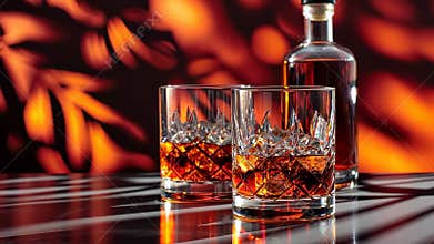 Luxurious spirit: presentation video, aged cognac, refined whiskey, smooth brandy, premium quality, rich flavor, tasting notes,