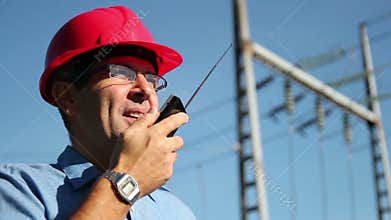 Electrical Engineer At Work