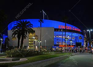 The Staples Center in Los Angeles, CA