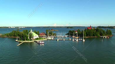 Summer Baltic seascape in Finland
