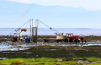 Modern eel fishing in Quebec