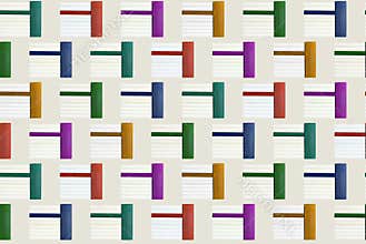 Pattern - pile of books in color