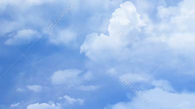 Flying in the sky