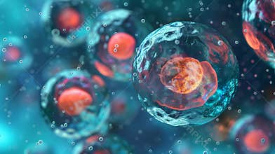 Colorful depiction of stem cells illustrating their vital role in tissue regeneration and therapy