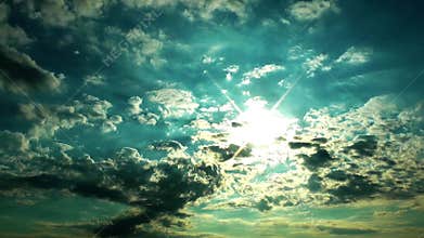 Clouds in the Afternoon Time Lapse