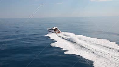 Motor yacht boat