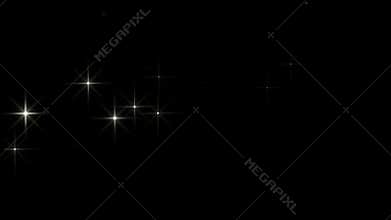 Shining falling stars