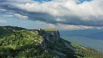Summer landscape in Caucasus Mountains