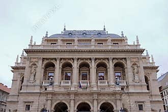 Hungarian State Opera (Magyar Allami Operahaz), a venue with ceiling frescoes