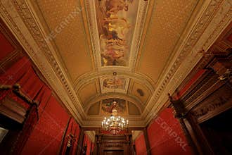 Hungarian State Opera (Magyar Allami Operahaz), a venue with ceiling frescoes