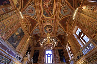 Hungarian State Opera (Magyar Allami Operahaz), a venue with ceiling frescoes