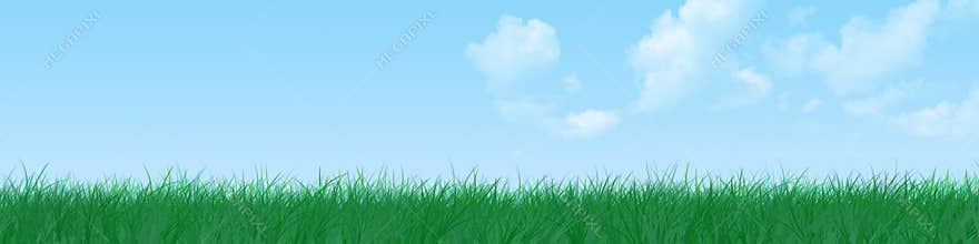 Grass banner