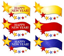 Happy New Year Banners or Logos 2