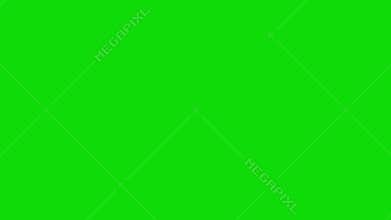 Lightning Strike Electric Discharge Animation on Green Screen Background Thunderbolt VFX Effect for Storm and Power Scenes