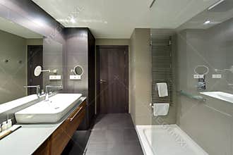 Luxurious hotel resort bathroom