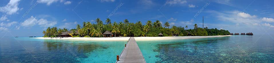 Maldive island resort