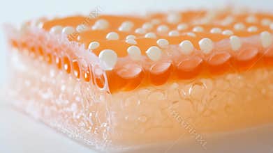 close up cell membrane moisture absorb