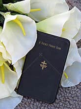 Pocket prayer Book and Lilies